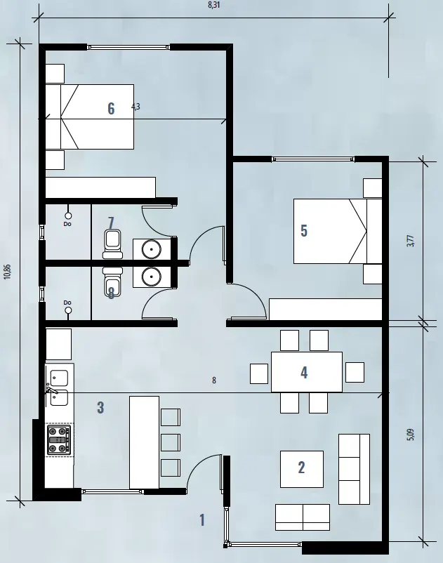 Plano de Ceibo