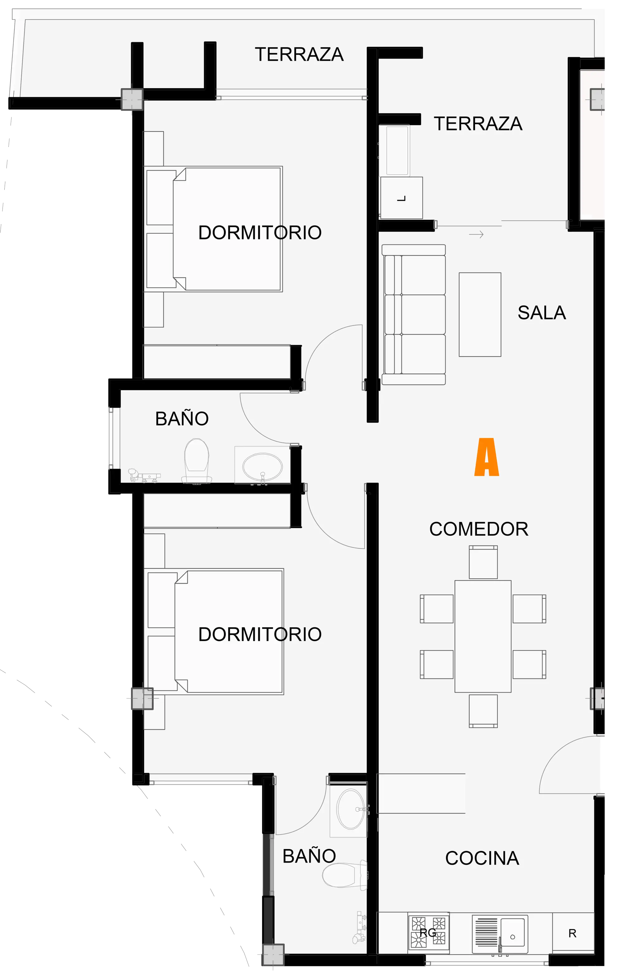 Plano de Torre Altamira - 4A