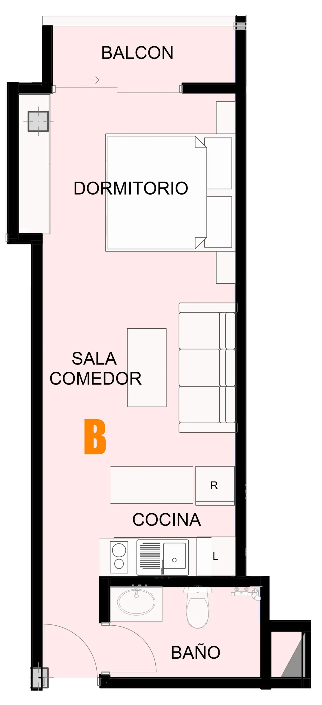 Plano de Torre Altamira - 1B