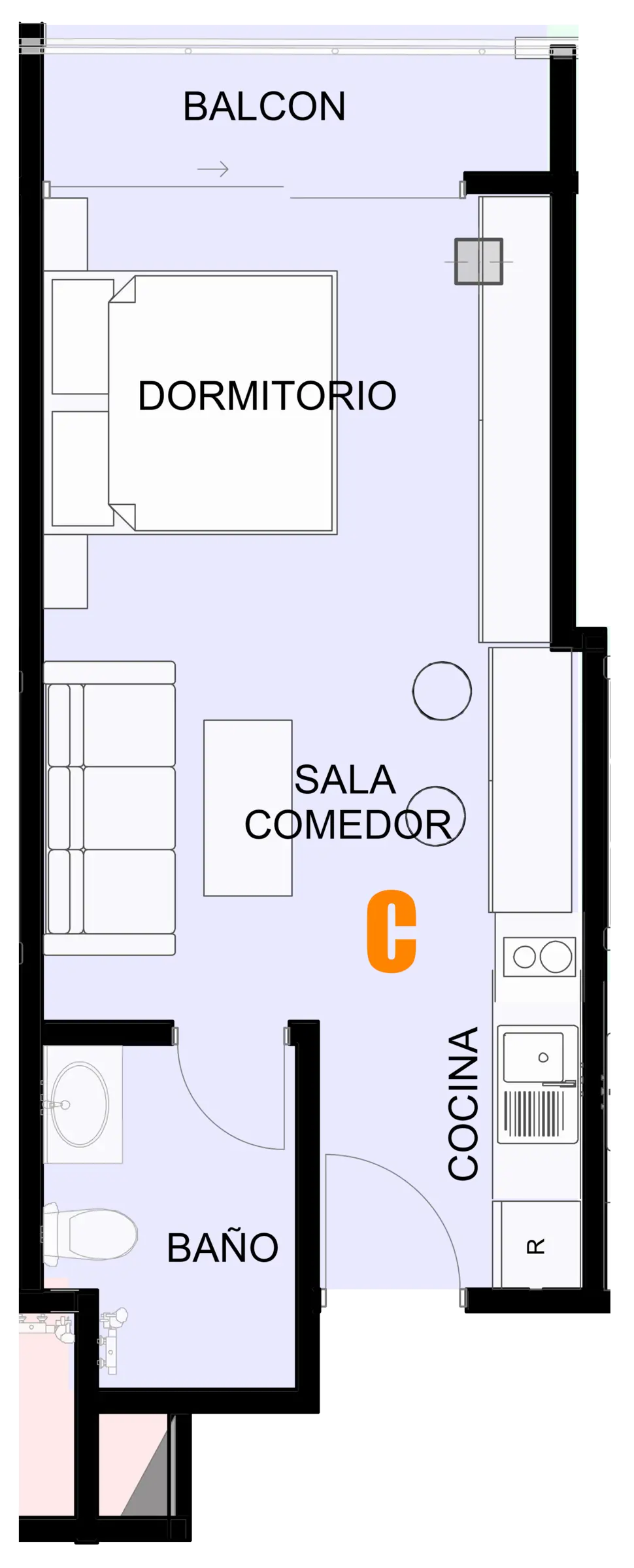 Plano de Torre Altamira - 1C