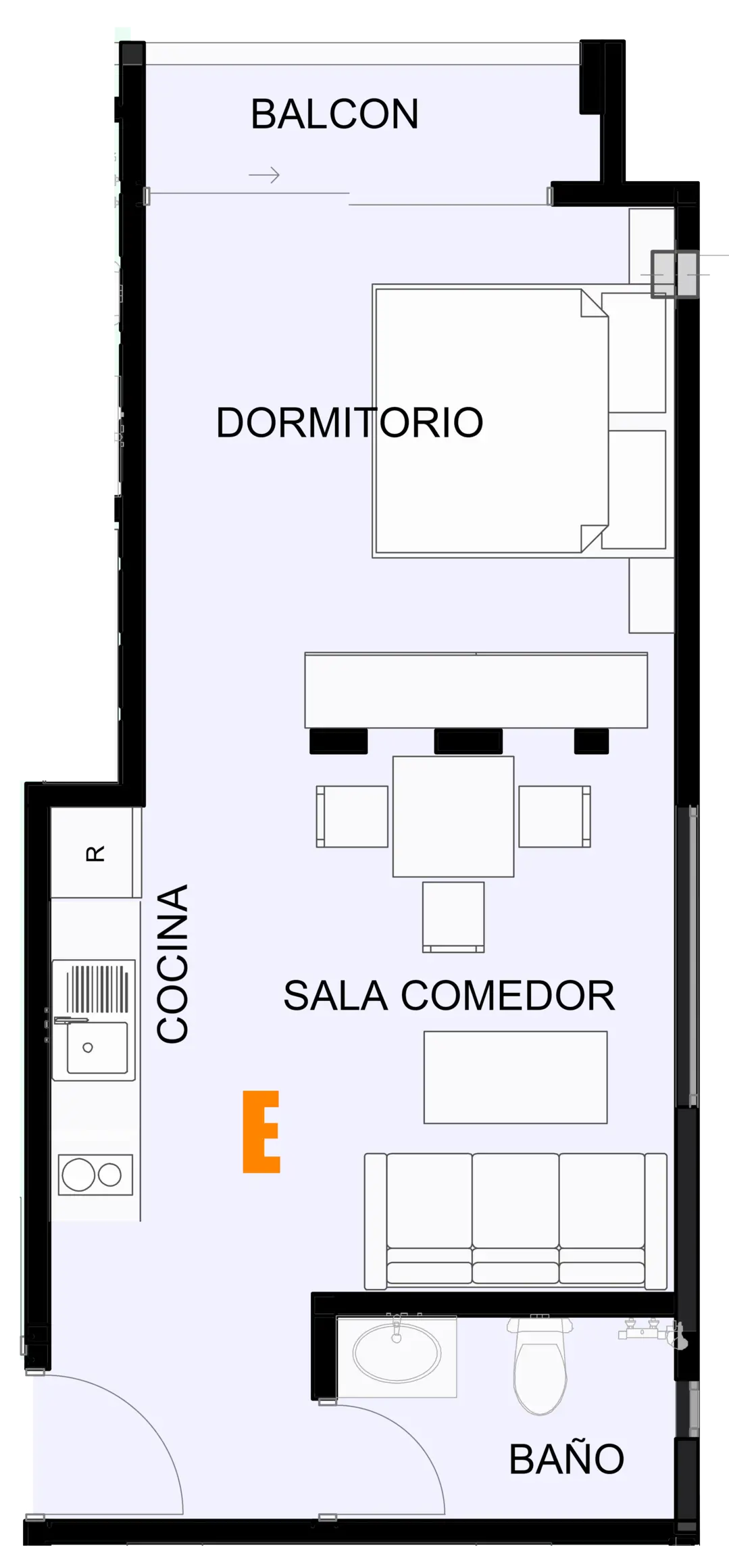 Plano de Torre Altamira - 2E