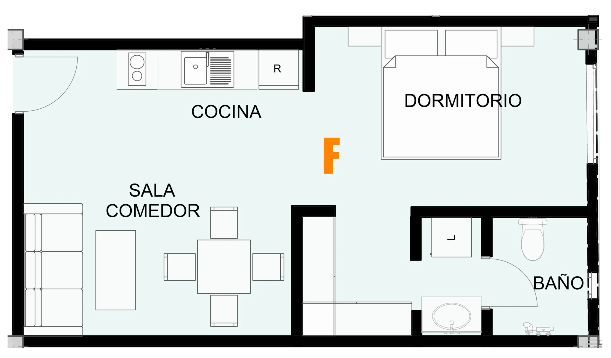 Plano de Torre Altamira - 4F